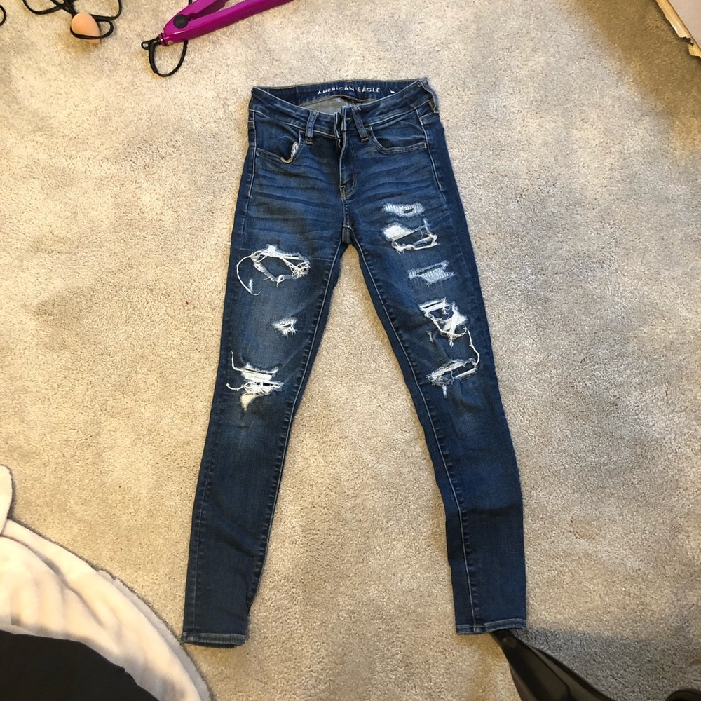 American eagle dark wash jeans